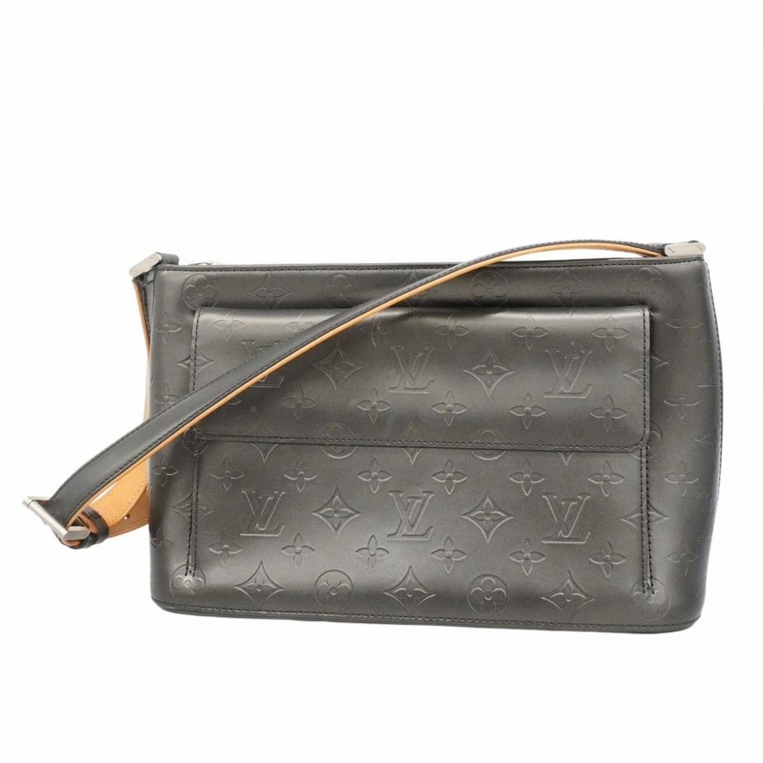 Louis Vuitton Monogram Matte Alston Shoulder Bag M55122 Noir Women's (1 of 17)