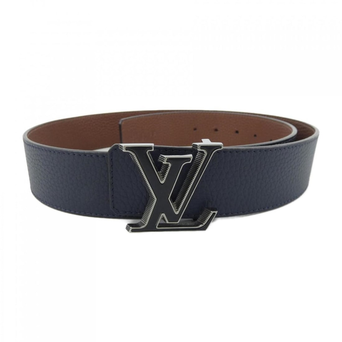 Louis Vuitton LV Tilt Reverse Taurillon 40mm Belt M0027: --- Catalog ---Category: SizeLength: 86cm - 96cm / 33.85'' - 37.79''Category: DesignType: Standard beltColor: Brown, NavyGender: Women,MenCategory: GeneralMPN: M0027Brand: Louis Vuitton--- Item List