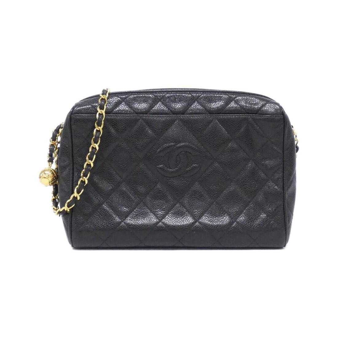 Chanel shoulder bag: --- Catalog ---Category: SizeSize (HxWxD): 17cm x 24cm x 7cm / 6.69'' x 9.44'' x 2.75''Category: DesignType: Shoulder bagColor: BlackGender: WomenMaterial: Grained Calfskin Category: GeneralBrand:
