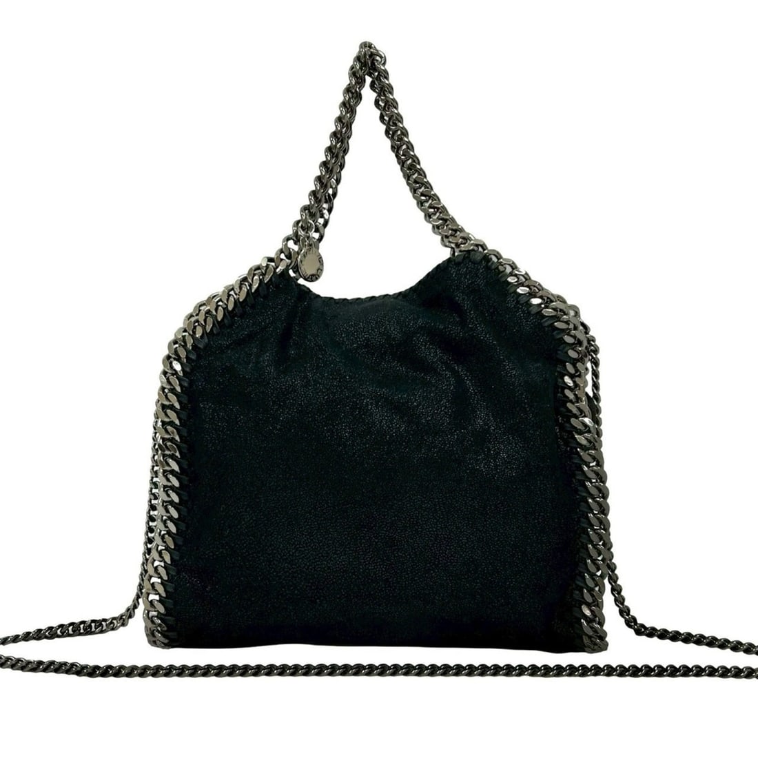 Stella McCartney Falabella Eco Leather 2-Way Handbag/Chain Shoulder Bag, Black, 60455 (1 of 10)