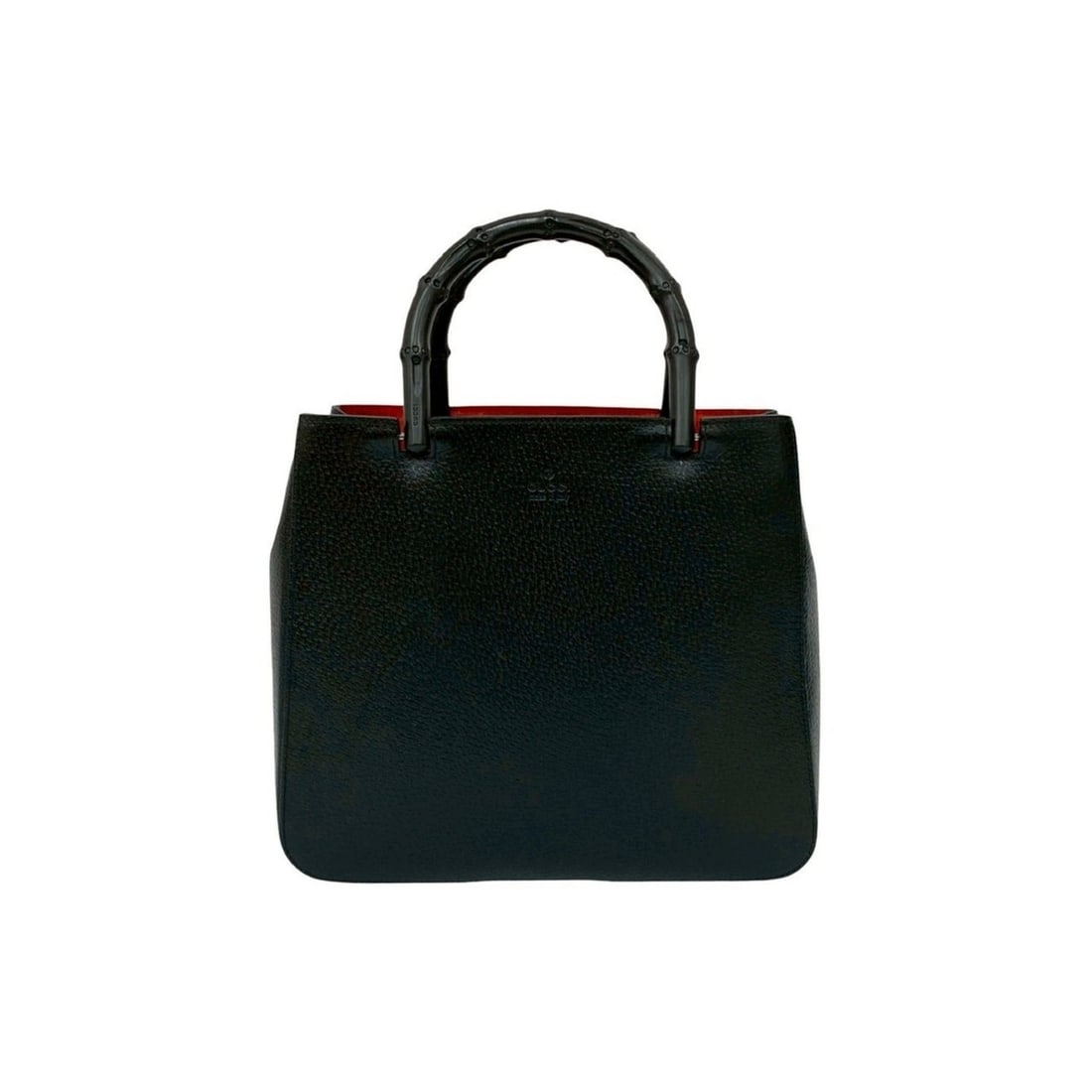 GUCCI Gucci Logo Bamboo Suede Leather Handbag Mini Tote Bag Black 30824: --- Catalog ---Category: SizeSize (HxWxD): 22.5cm x 25.5cm x 7cm / 8.85'' x 10.03'' x 2.75''Category: DesignType: Handbag, Tote bagColor: BlackGender: WomenMaterial: Leather Category: GeneralBrand: Gu