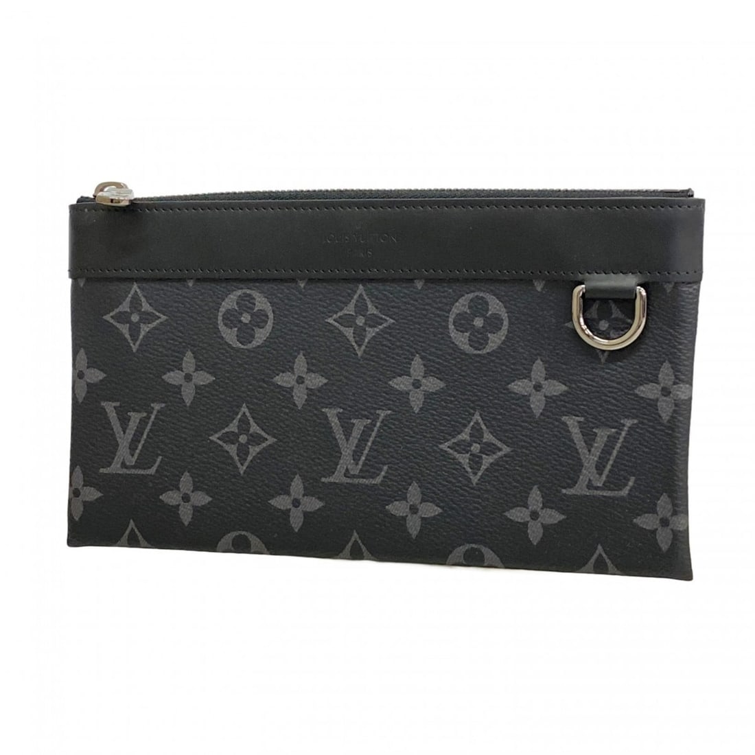 Louis Vuitton Monogram Eclipse Discovery PM Pochette M44323 Black Men's Bag/Pouch (1 of 9)