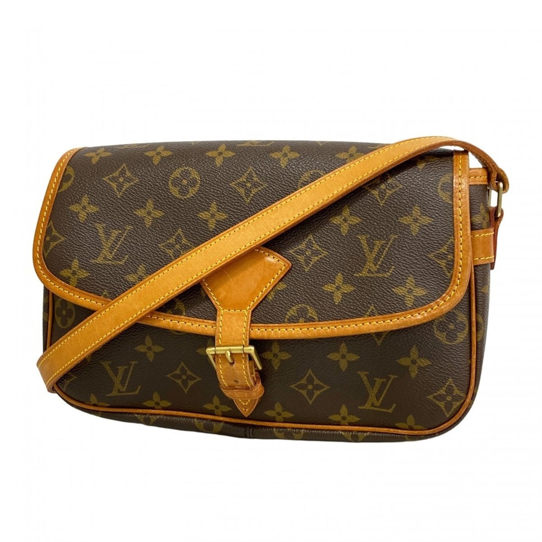 Louis Vuitton Monogram Sologne Shoulder Bag M42250 Brown Women's (1 of 11)