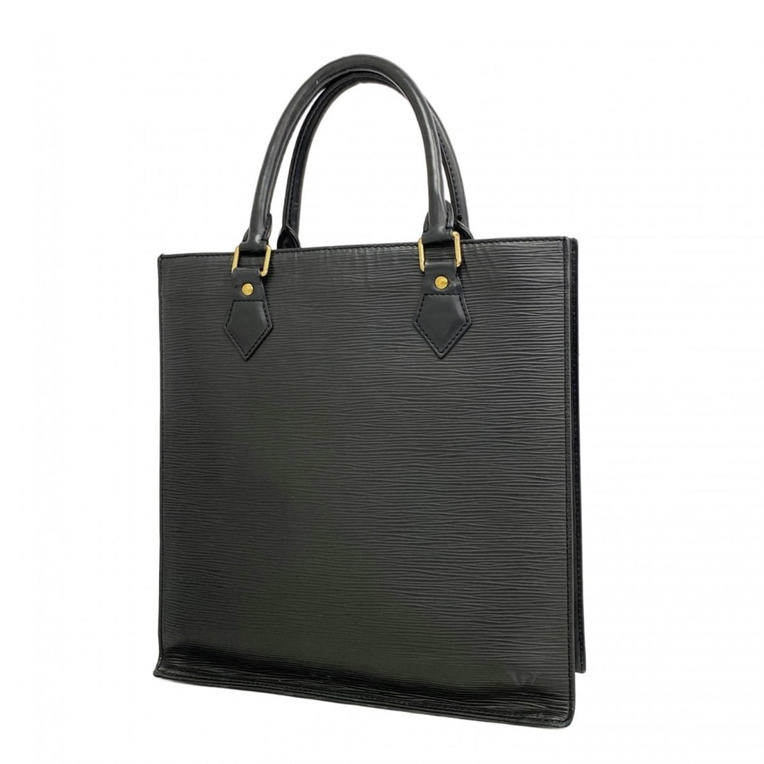 Louis Vuitton Epi Sac Plat PM Tote Bag M52742 Noir Women's (1 of 14)