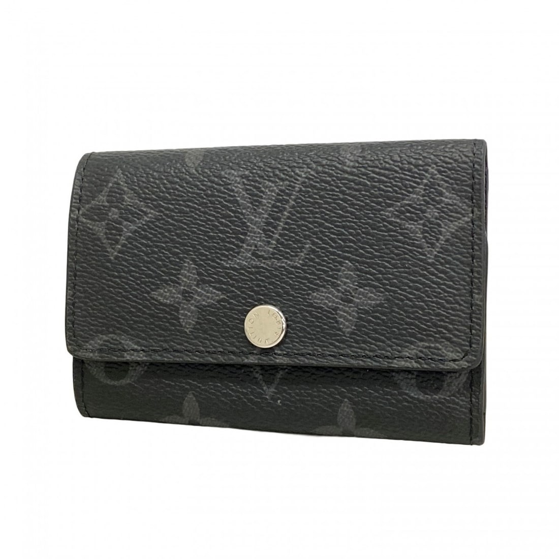 Louis Vuitton Monogram Eclipse Multicle 6 Key Case M82603 Black Men's: --- Catalog ---Category: DesignType: KeycaseColor: BlackGender: MenCategory: GeneralMPN: M82603Brand: Louis VuittonCategory: Physical PropertiesSize (HxWxD): 7cm x 10.5cm x 2cm / 2.75'' x 4.13'' x 0.7