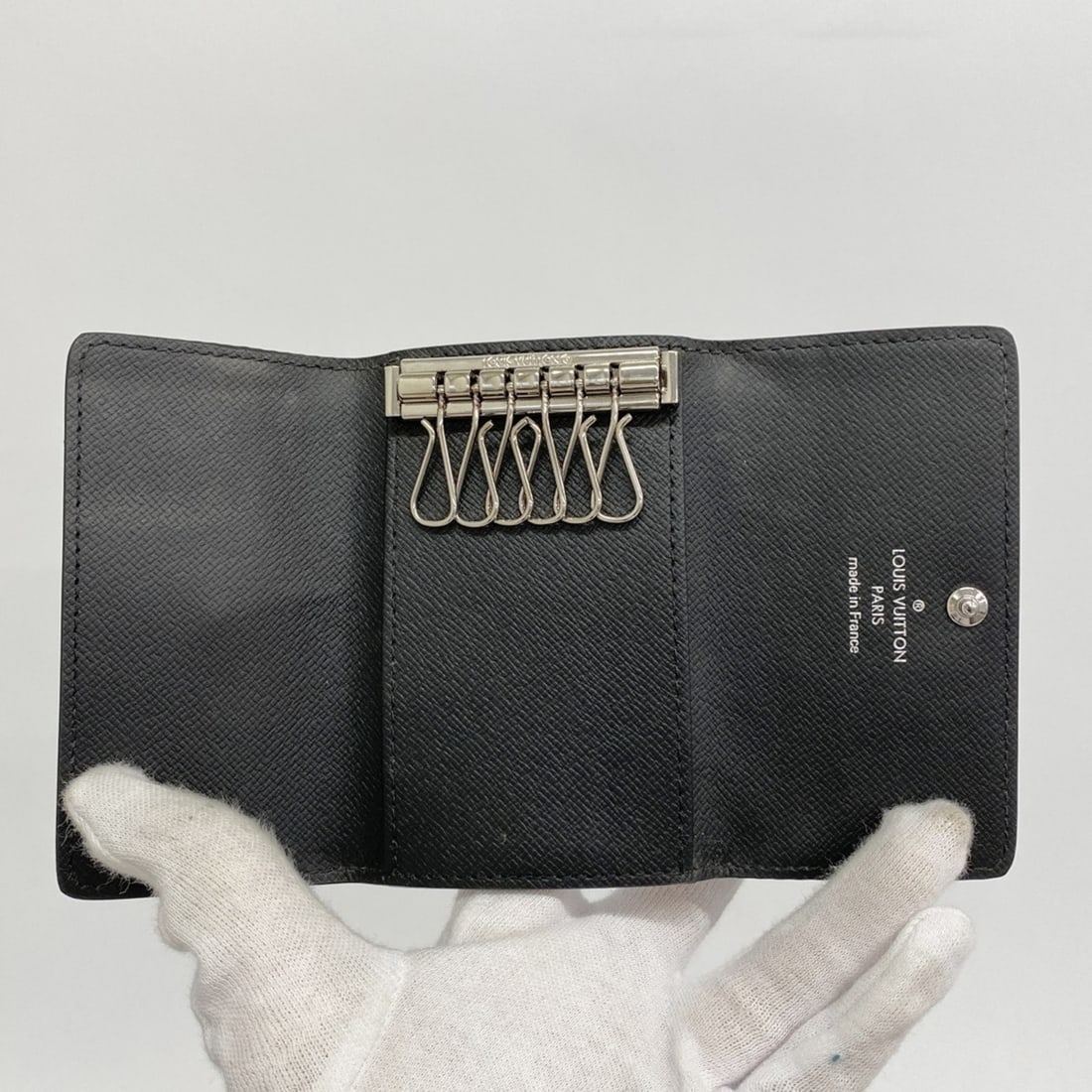 Louis Vuitton Monogram Eclipse Multicle 6 Key Case M82603 Black Men's - 3