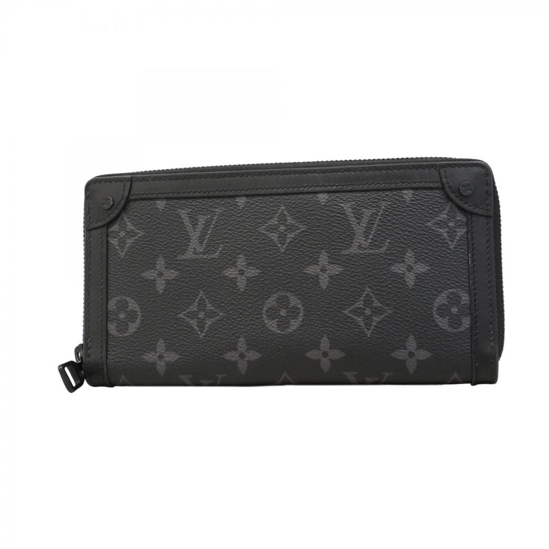 Louis Vuitton Monogram Eclipse Trunk Zippy Wallet M80558 Black Women's (1 of 12)