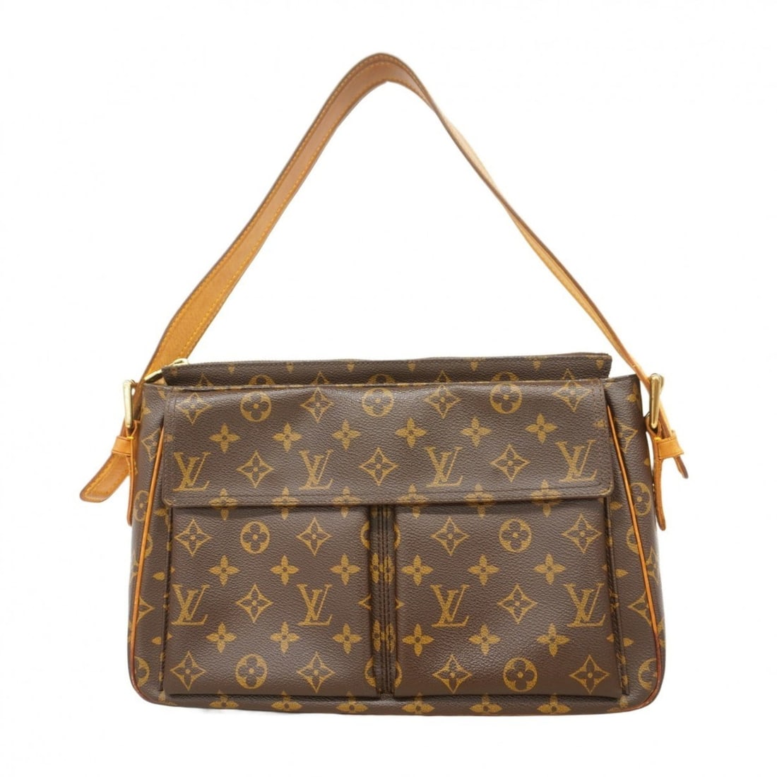 Louis Vuitton Monogram Viva Cite GM Shoulder Bag M51163 Brown Women's (1 of 19)