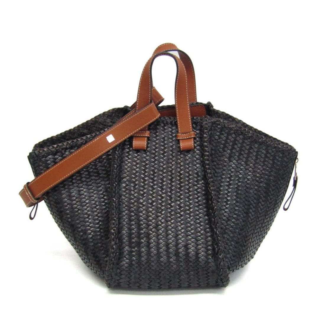 Loewe Hammock 329.69.T38 Women's Leather Handbag,Shoulder Bag Brown,Dark Navy (1 of 20)