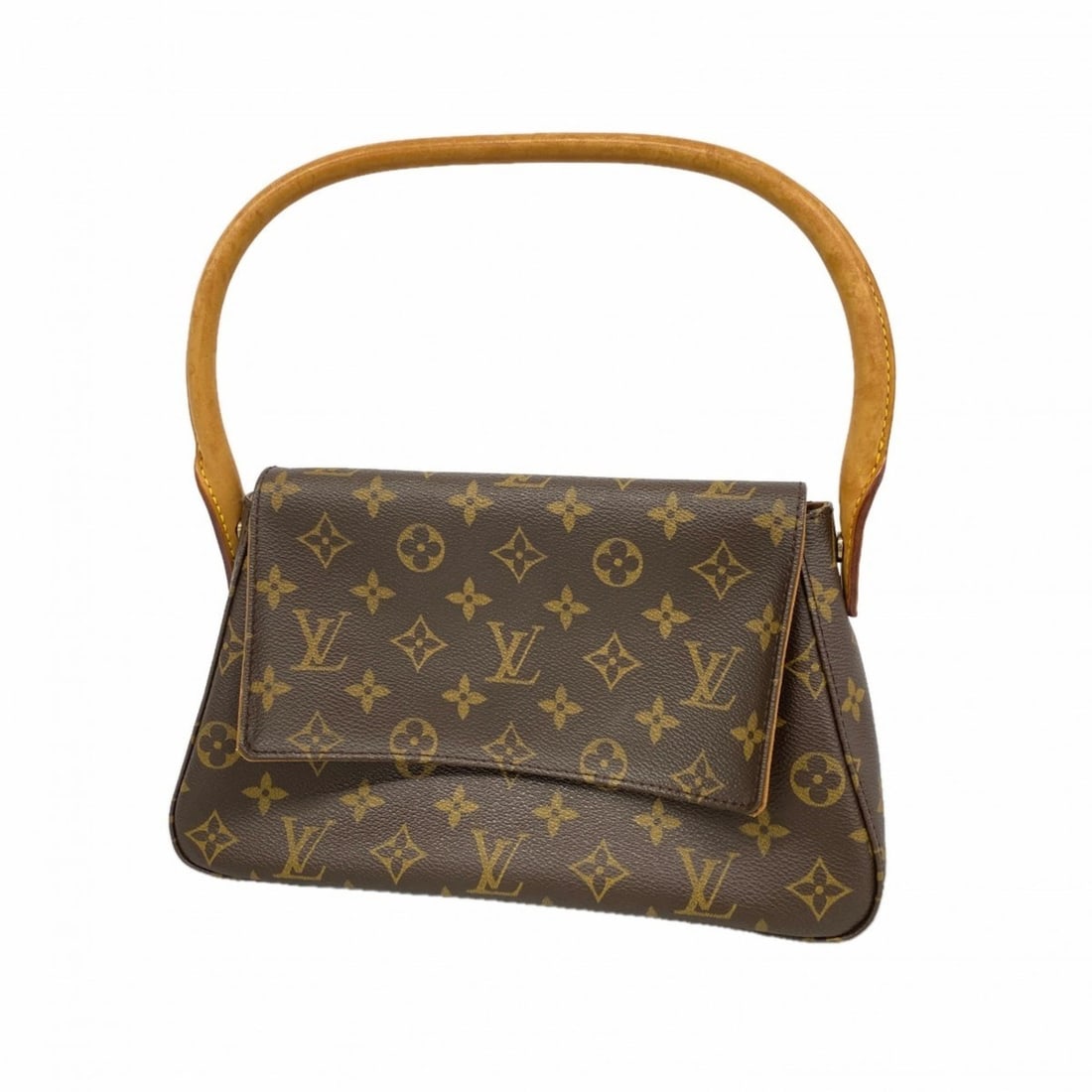 Louis Vuitton Monogram Mini Looping Shoulder Bag M51147 Brown Women's (1 of 13)