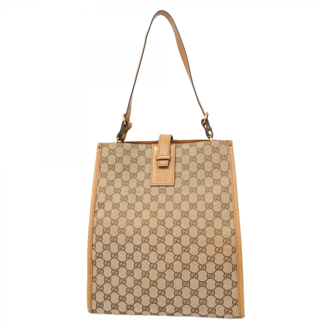 Gucci Shoulder Bag GG Canvas 109101 Brown Beige Women's (1 of 13)
