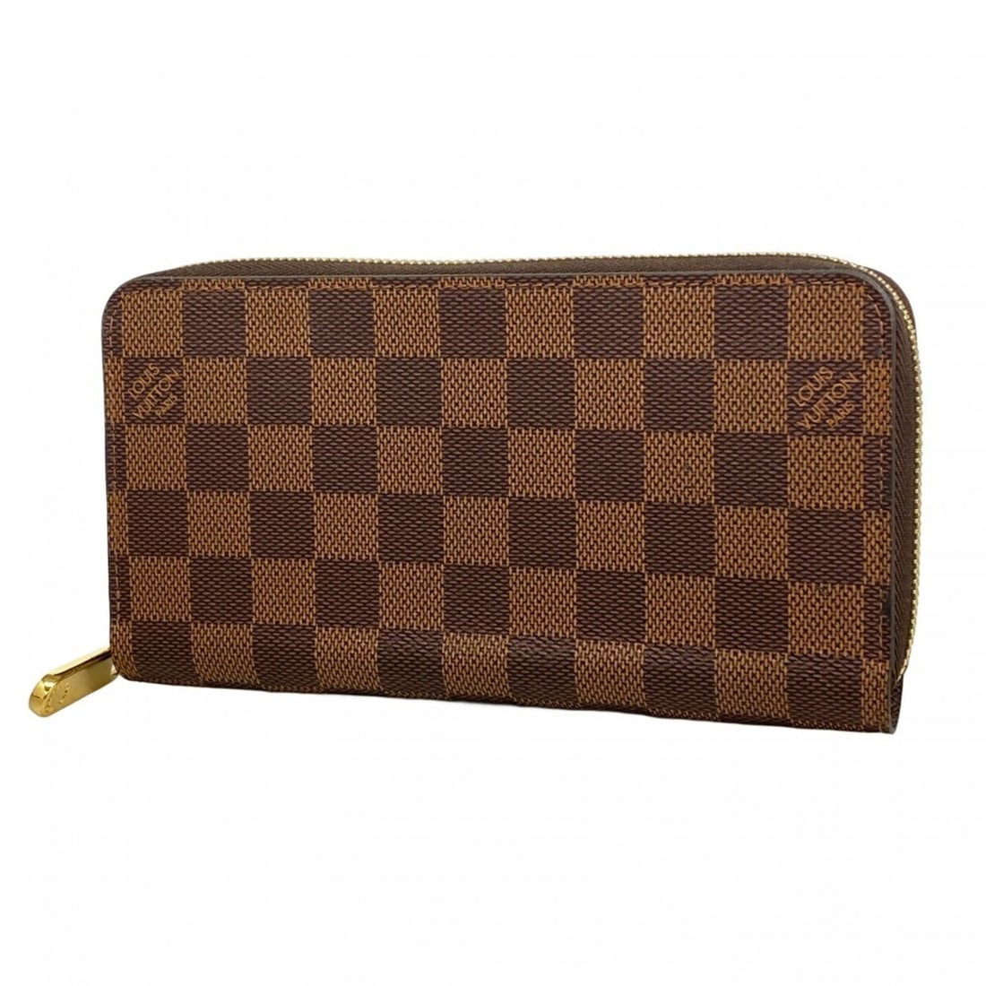 Louis Vuitton Damier Zippy Wallet N41661 Ebene Long for Men and Women (1 of 14)