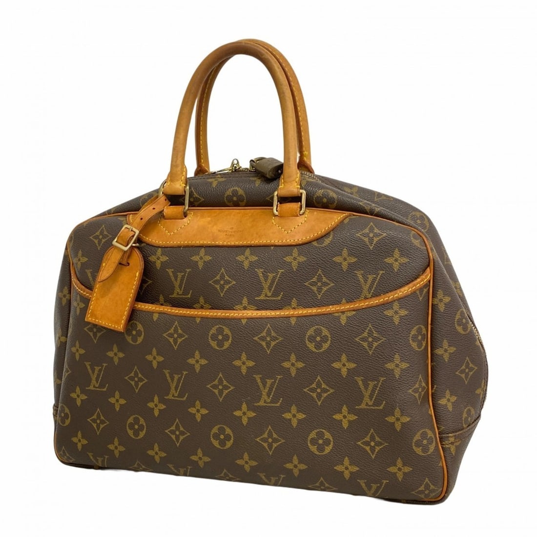 Louis Vuitton Monogram Deauville Handbag M47270 Brown Women's (1 of 14)