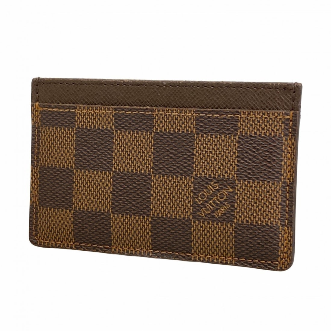 Louis Vuitton Damier Porte Carte Sample Card Case N61722 Ebene for Men and Women: --- Catalog ---Category: DesignType: Card caseColor: EbeneGender: Men,WomenCategory: GeneralMPN: N61722Brand: Louis VuittonCategory: Physical PropertiesSize (HxWxD): 7cm x 11cm x 5mm / 2.75'' x 4.33''
