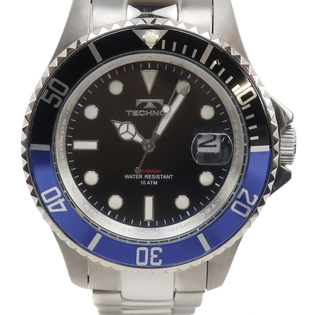 Technos T4323 Men's Titanium Black Quartz Analog Display Watch with Dial: --- Catalog ---Category: SizeWrist Size: 20cm / 7.87''Case Diameter: 45.5mm / 1.79''Category: DesignType: WristwatchGender: MenColor (Dial): BlackMaterial (Band): TitaniumMaterial (Case): TitaniumCate