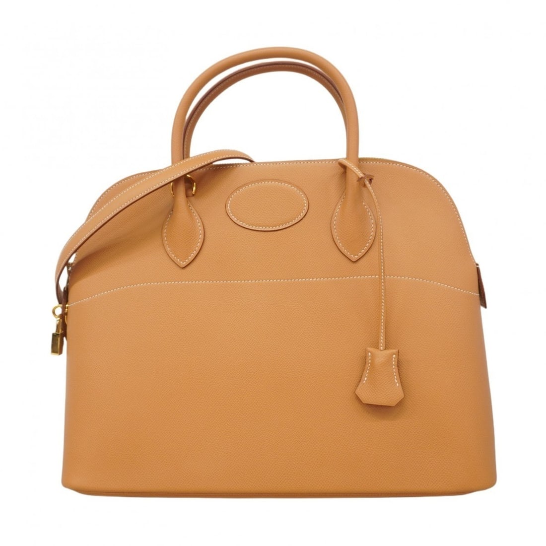 Hermes Hermès Bolide 35 Handbag, Couchvel Natural Sable, ?B Stamp, 2-Way Bag for Women (1 of 19)