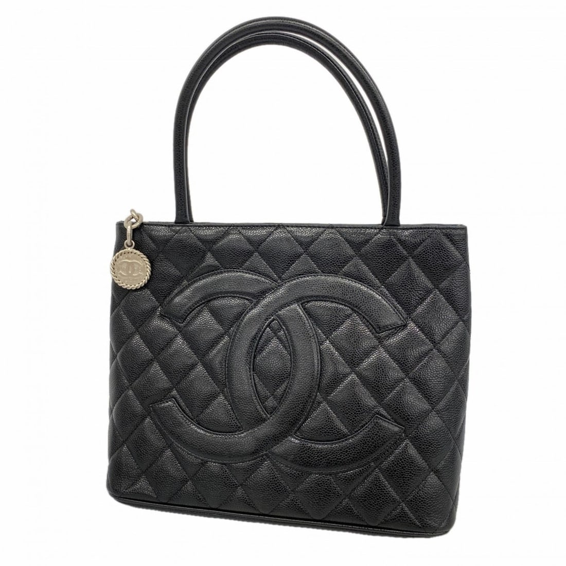 Chanel Reissue Tote Bag, Caviar Skin, Black, Women's: --- Catalog ---Category: SizeSize (HxWxD): 24cm x 29.5cm x 15cm / 9.44'' x 11.61'' x 5.9''Category: DesignType: Tote bagColor: BlackGender: WomenMaterial: Grained Calfskin Hardware Color: SilverCatego