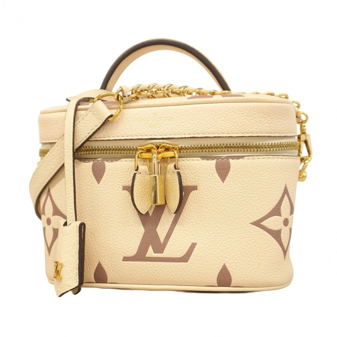 Louis Vuitton Monogram Empreinte Two-Tone Vanity PM Bag M45599, Crème Bois de Rose, 2-Way for Women (1 of 15)