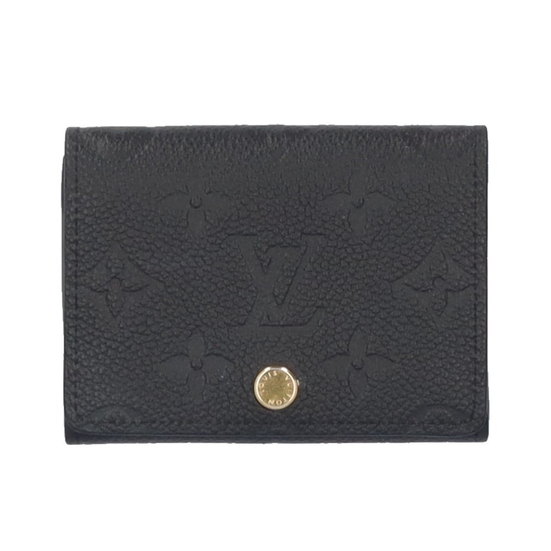 Pre-owned Louis Vuitton Envelope Carte de Visite Monogram Empreinte business card holder/card case,: --- Catalog ---Category: DesignType: Card caseColor: BlackGender: Men,WomenMaterial: Monogram Empreinte Category: GeneralMPN: M58456Brand: Louis VuittonCategory: Physical PropertiesSize (HxWxD): 8cm x