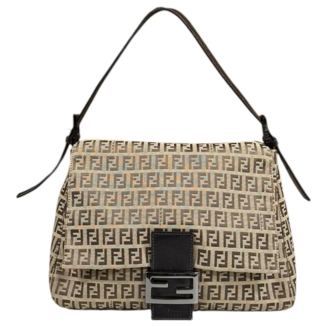 Pre-owned Fendi Mamma Baguette Zucchino Shoulder Bag in Beige Canvas (8BR001) for Women: --- Catalog ---Category: SizeSize (HxWxD): 21cm x 29cm x 12cm / 8.26'' x 11.41'' x 4.72''Category: DesignType: Shoulder bagColor: BeigeGender: WomenMaterial: Canvas Category: GeneralMPN: 8BR001Brand: