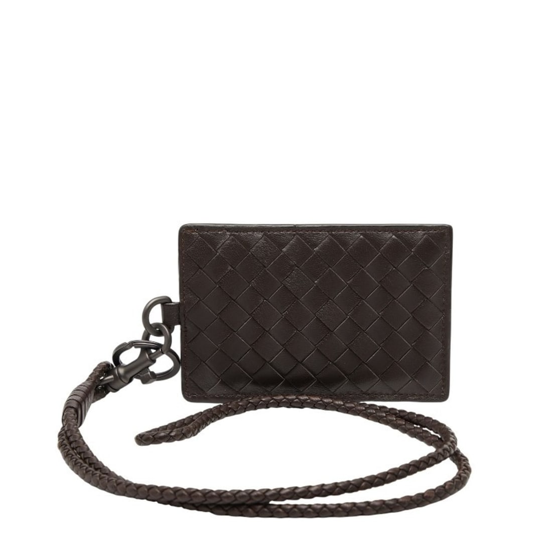Bottega Veneta Intrecciato Pass Case Brown Leather Men's Women's BOTTEGA VENETA: --- Catalog ---Category: DesignType: Travel pass caseColor: BrownGender: Men,WomenMaterial: Leather Category: GeneralBrand: Bottega VenetaCategory: Physical PropertiesSize (HxWxD): 11cm x 7.5cm x 5mm