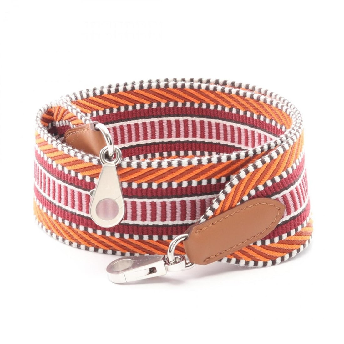 Hermes Hermès Bandouliere Sangle Caval Shoulder Strap Accessory, Canvas, Swift Leather, Women's, (1 of 10)