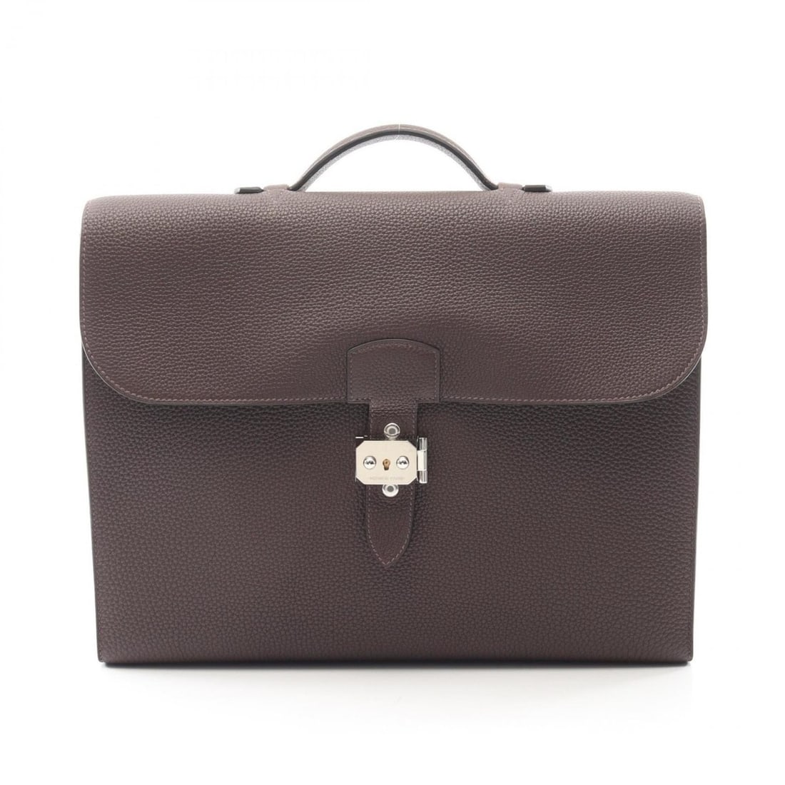 Hermes Hermès Sac A Depeche 38 Business Bag, Leather Togo, Men's, Brown (1 of 16)