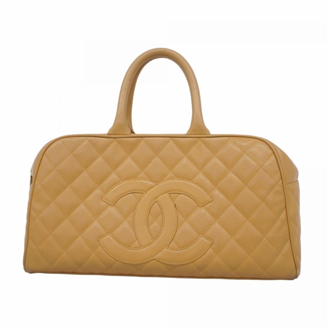 Chanel Matelasse Handbag in Beige Caviar Leather, Women's, P2154601 (1 of 20)