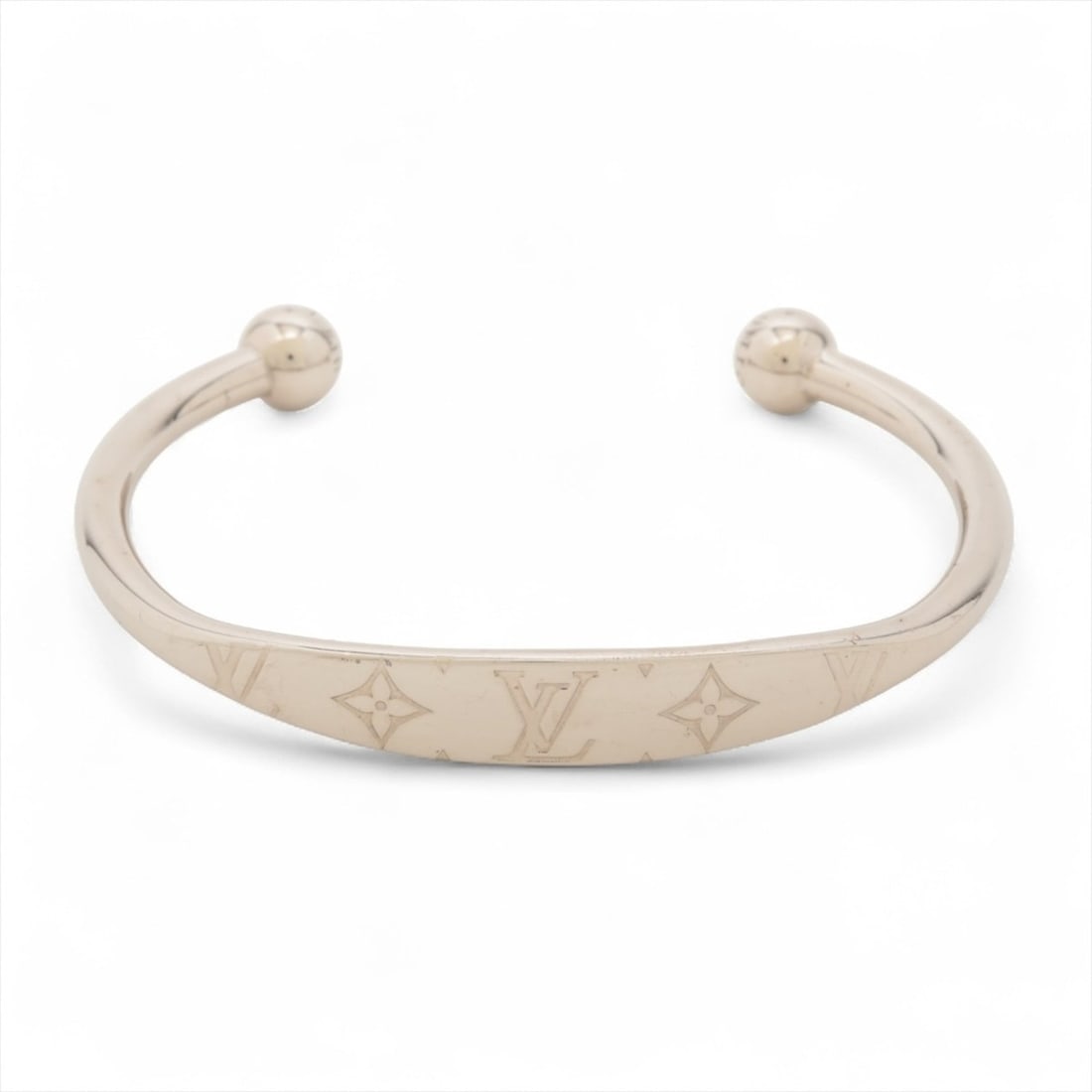 Louis Vuitton Monogram Jonk Bracelet, Silver, 2011 - 2