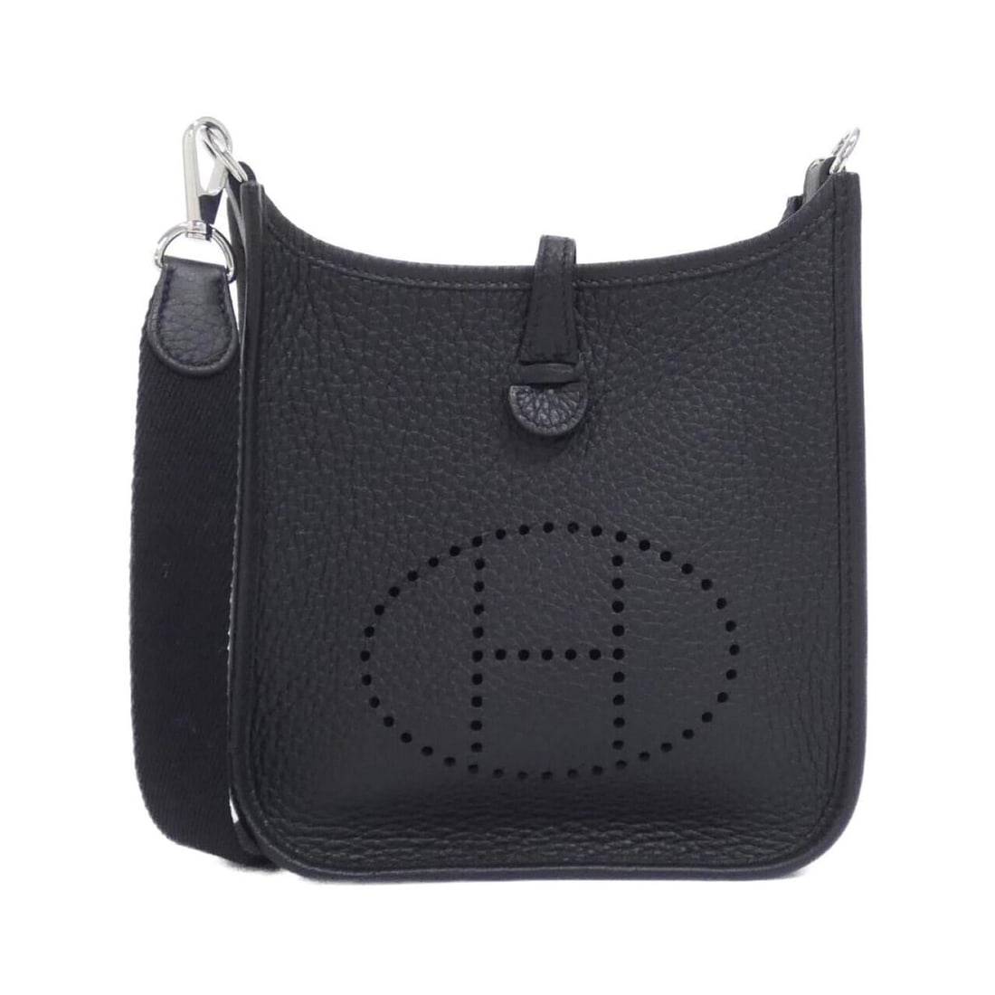 Hermes Hermès Evelyn Amazon 16cm Shoulder Bag 069426CK: --- Catalog ---Category: SizeSize (HxWxD): 18cm x 16cm x 5.5cm / 7.08'' x 6.29'' x 2.16''Category: DesignType: Shoulder bagColor: BlackGender: WomenMaterial: Taurillon clemence leather Category: