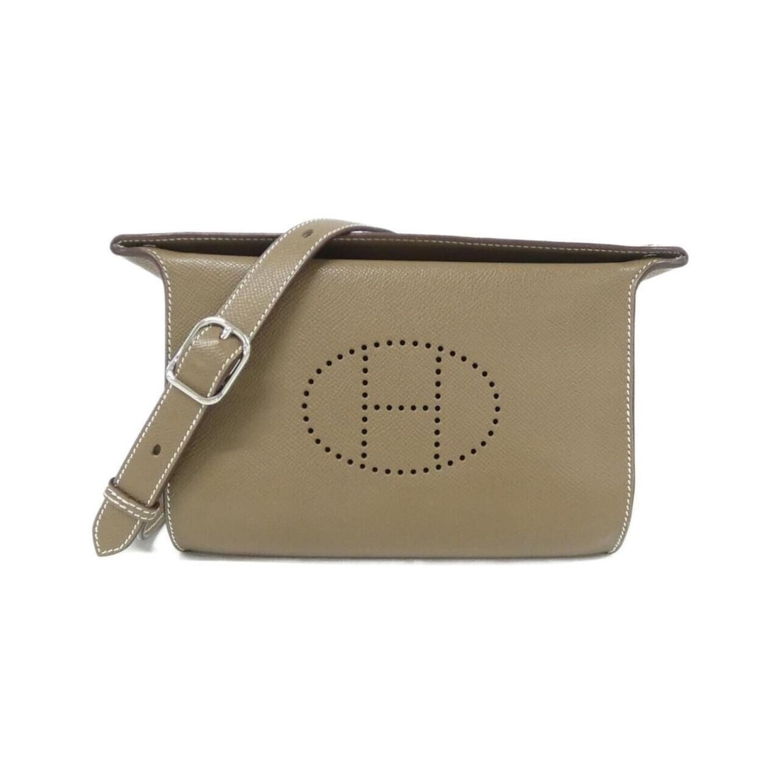 Hermes Hermès Vid Poche 086279CK Shoulder Bag: --- Catalog ---Category: SizeSize (HxWxD): 14.5cm x 21cm x 4cm / 5.7'' x 8.26'' x 1.57''Category: DesignType: Shoulder bagColor: Beige, Etoupe grayGender: WomenMaterial: Epsom leather Category: