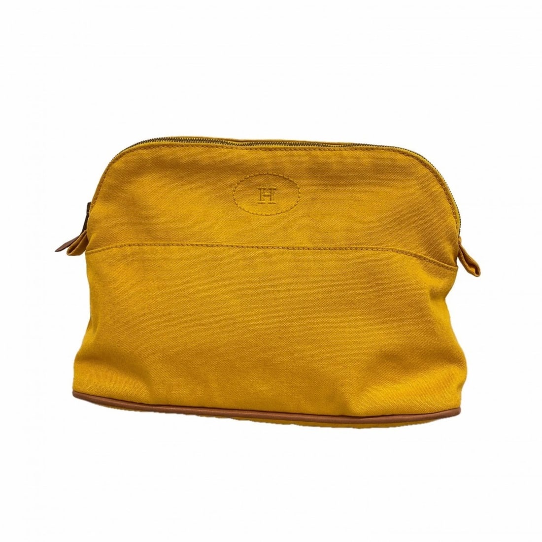 Hermes Hermès Bolide Bag/Pouch Canvas Yellow Women's: --- Catalog ---Category: SizeSize (HxWxD): 17cm x 25cm x 9cm / 6.69'' x 9.84'' x 3.54''Category: DesignType: PouchColor: YellowGender: WomenMaterial: Canvas Hardware Color: GoldCategory: GeneralBrand:
