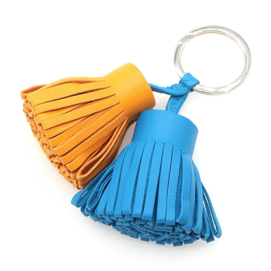 Hermès Carmen Unodos Anjo Miro Blue Zanzibar Jonne Doll Keychain Accessory Bag Charm Key Tassel: --- Catalog ---Category: DesignType: KeyringColor: Blue, JauneGender: WomenMaterial: Agneau MiloCategory: GeneralBrand: Hermes--- Item List ---Section: ConditionRanking: Rank SA Used - Hardly any trac