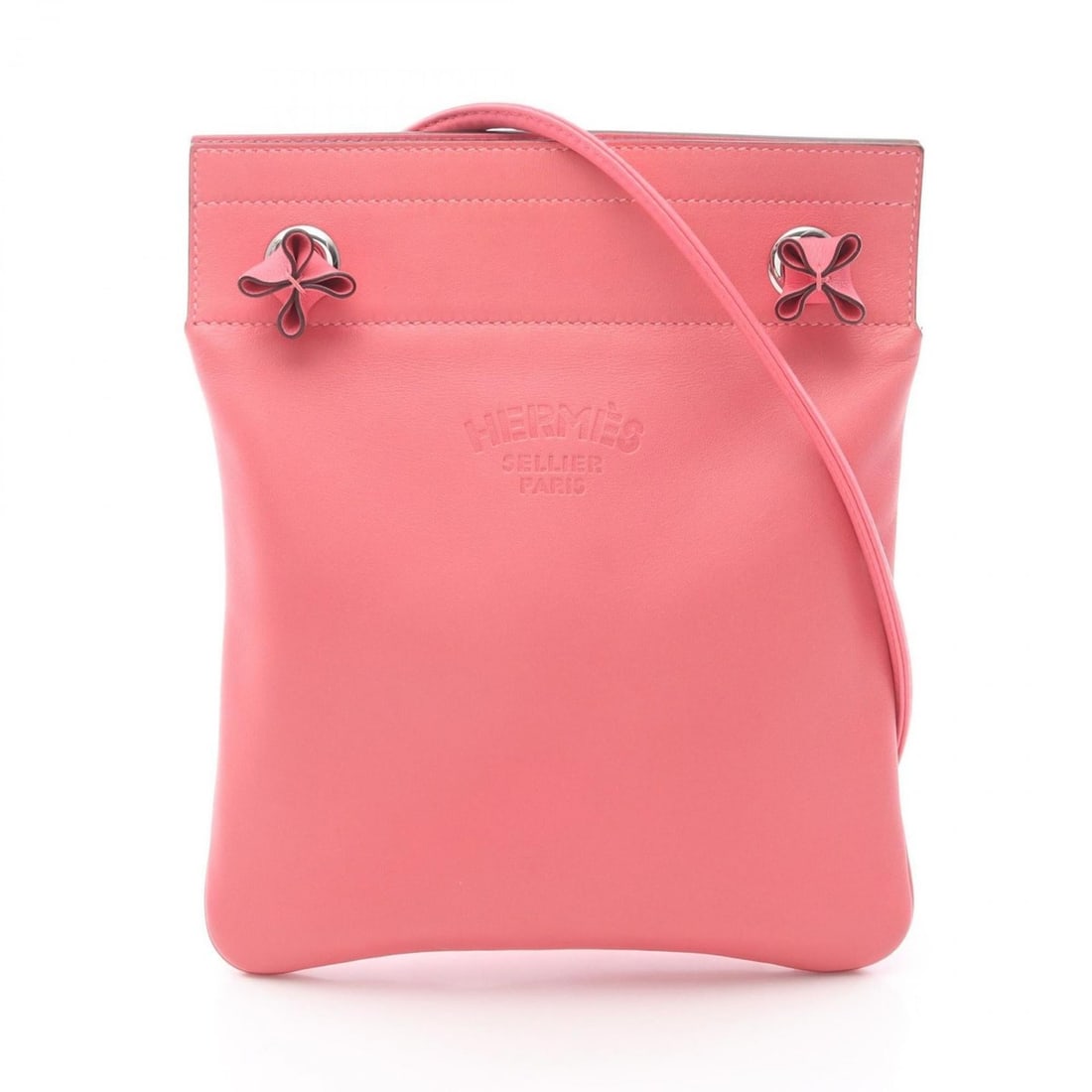 Hermes Hermès Sac Aline Mini Shoulder Bag/Handbag in Leather, Swift Women's, Pink (1 of 15)