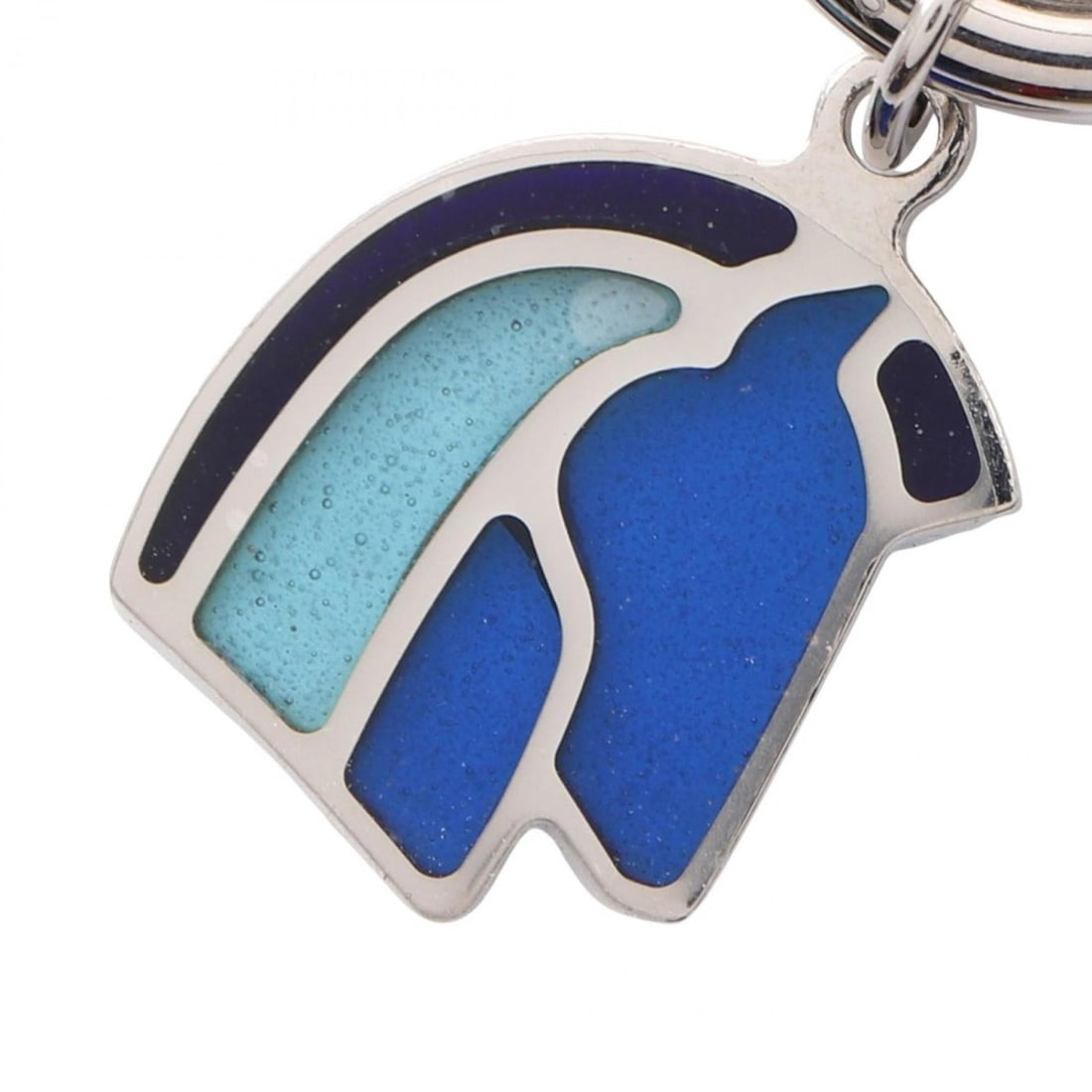 Hermes Hermès Helios Cheval Necklace in Stainless Steel for Men, Silver and Blue: --- Catalog ---Category: SizePendant Size: 20mm x 17mm / 0.78'' x 0.66''Neck Circumference: 62 cm / 24.4''Category: DesignColor: Blue, SilverGender: MenMaterial: Stainless steelNecklace Type: Necklace