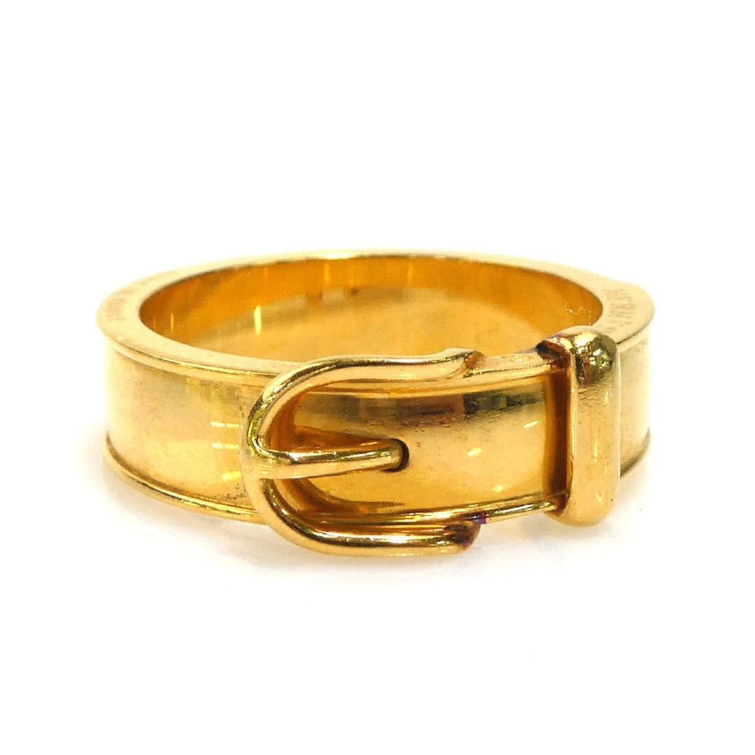 Hermes Hermès scarf/muffler with ring and belt motif, metal, gold, women's, e61474a: --- Catalog ---Category: DesignType: Scarf ringColor: GoldGender: WomenMaterial: Metal Category: GeneralBrand: HermesCountry of Origin: FranceCategory: Physical PropertiesSize (HxWxD): 2cm x 6.00mm /