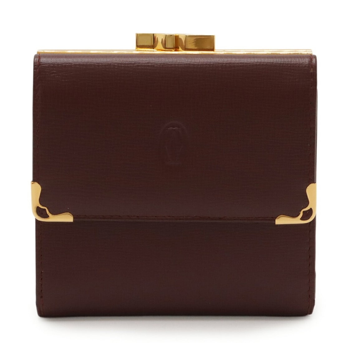 Cartier Must de Tri-fold Wallet in Bordeaux Leather (L3000163) (1 of 12)