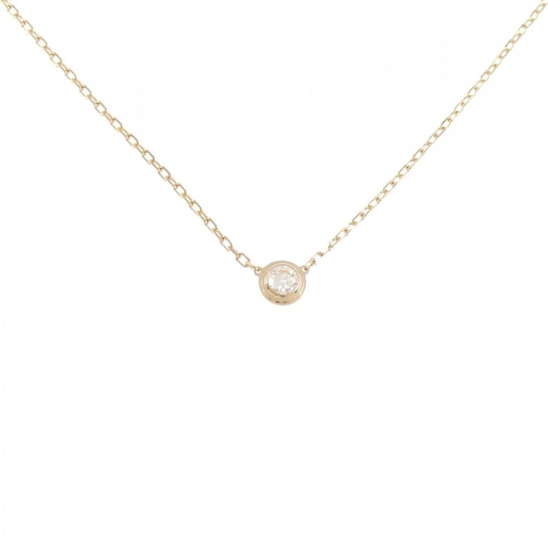 Cartier D'Amour Large Necklace: --- Catalog ---Category: SizePendant Size: 5.4mm / 0.21''Neck Circumference: 38 cm - 41 cm / 14.96'' - 16.14''Category: DesignStone: DiamondGender: WomenMaterial: Pink gold (18K)Necklace Type:
