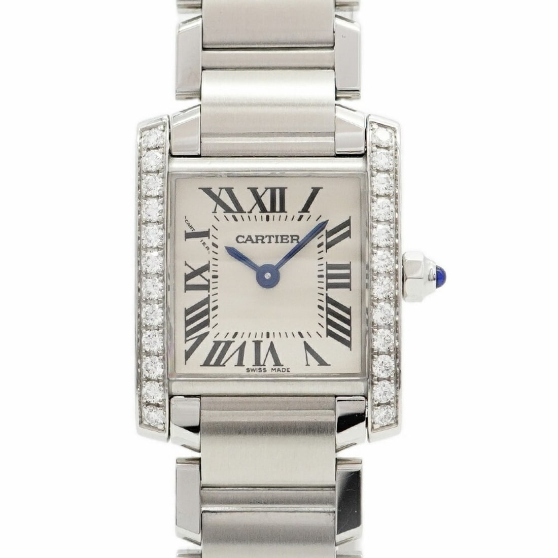Cartier Tank Française SM W4TA0008 Ivory Dial Women's Watch (1 of 13)