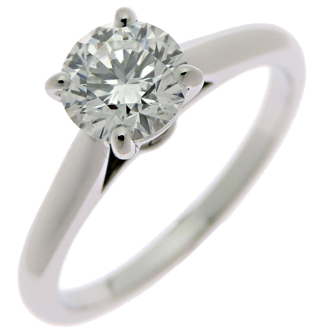 Cartier 1895 Solitaire 0.62ct Diamond #48 Women's Ring N4163600 Pt950 Platinum (1 of 20)