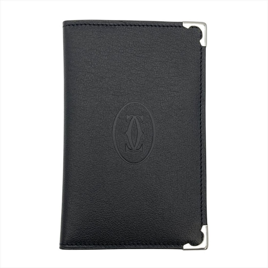Cartier Must Do Business Card Case, Leather, L3000644, Black: --- Catalog ---Category: DesignType: Card caseColor: BlackGender: Men,WomenMaterial: Leather Category: GeneralBrand: CartierModel: L3000644Country of Origin: FranceCategory: Physical PropertiesSize