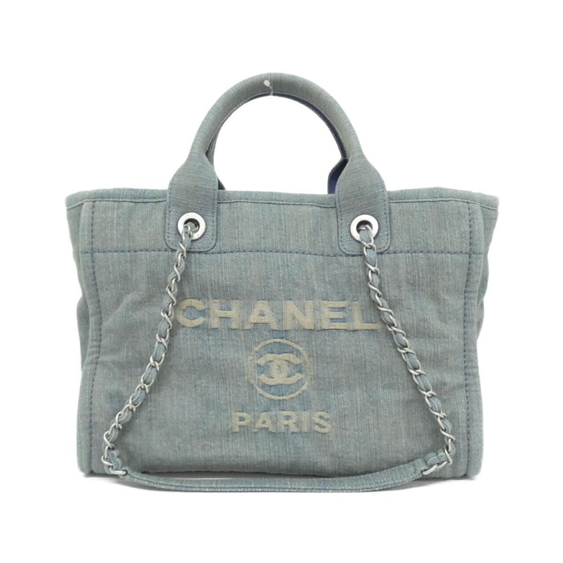 Chanel Deauville Line AS3257 Handbag: --- Catalog ---Category: SizeSize (HxWxD): 23cm x 40cm x 16cm / 9.05'' x 15.74'' x 6.29''Category: DesignType: HandbagColor: BlueGender: WomenMaterial: Denim Category: GeneralMPN: AS3257Brand:
