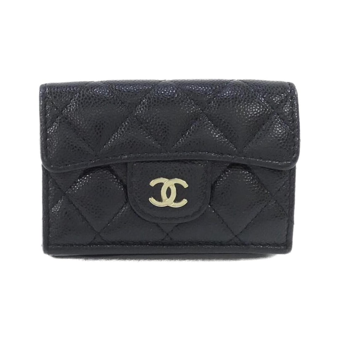 Chanel Timeless Classic Line AP0230 Wallet: --- Catalog ---Category: SizeSize (HxWxD): 7cm x 10cm x 3cm / 2.75'' x 3.93'' x 1.18''Category: DesignType: Wallet (tri-fold)Color: BlackGender: Men,WomenMaterial: Grained Calfskin Category: GeneralMP
