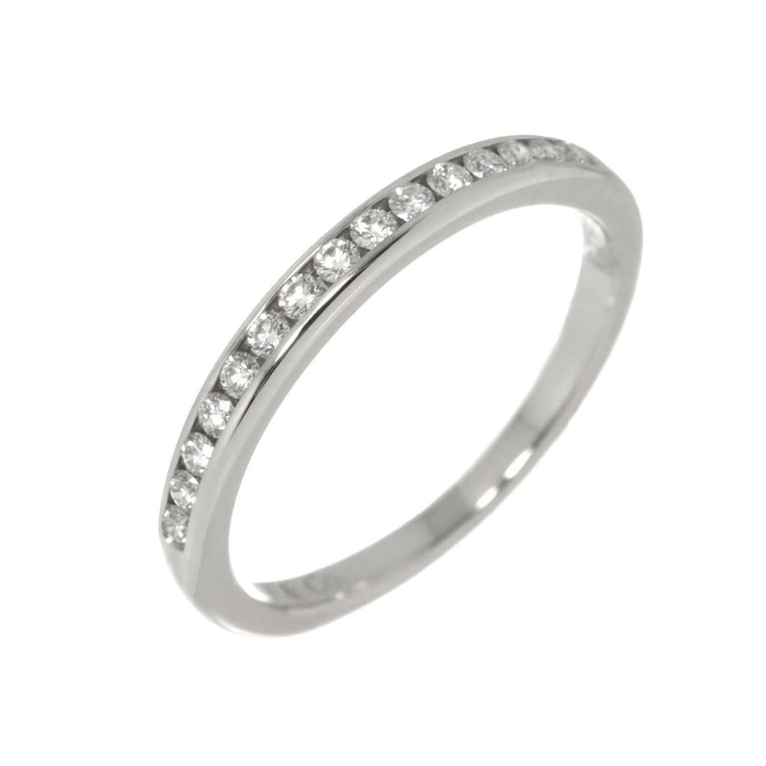 Tiffany & Co. Half Circle Channel Setting Diamond Ring in Platinum (1 of 10)