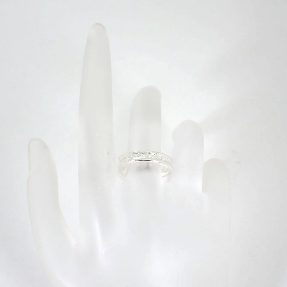 TIFFANY 925 1837 Narrow Ring, size 10 - 4