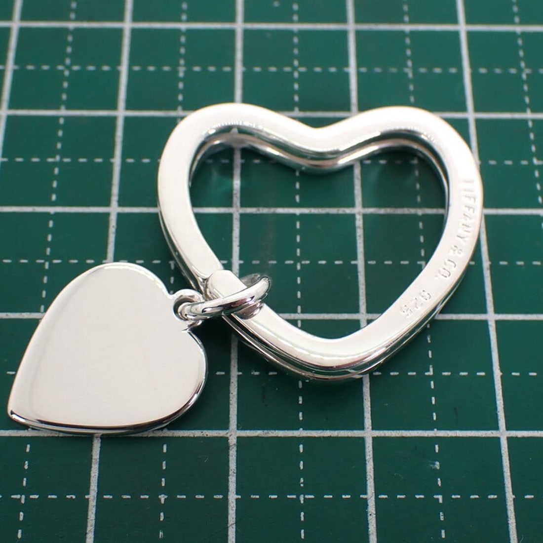 TIFFANY 925 Heart Key Ring - 8