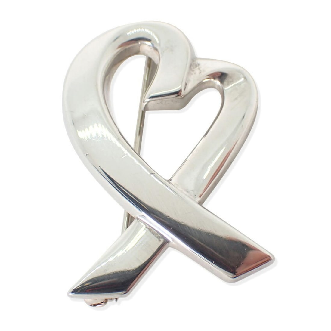TIFFANY 925 Loving Heart Brooch: --- Catalog ---Category: SizeSize (HxWxD): 3.38cm x 2.45cm / 1.33'' x 0.96''Category: DesignType: BroochGender: WomenMaterial: Sterling silver 925Category: GeneralBrand: Tiffany--- Item List ---Sectio
