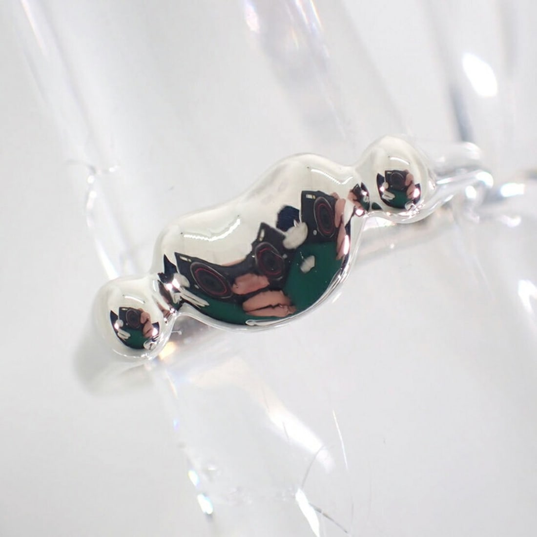 TIFFANY 925 Bean Ring, size 10 - 5