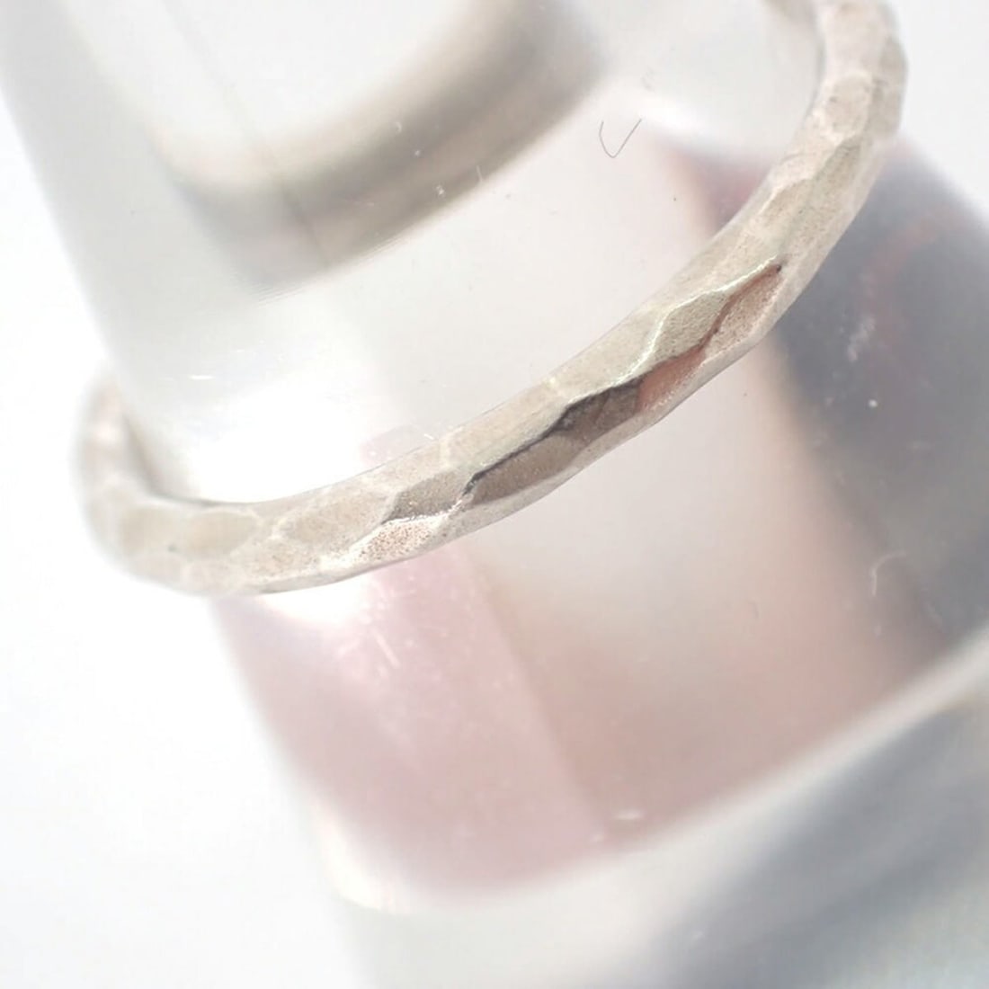 TIFFANY 925 Hammer Ring, size 9.5 - 3