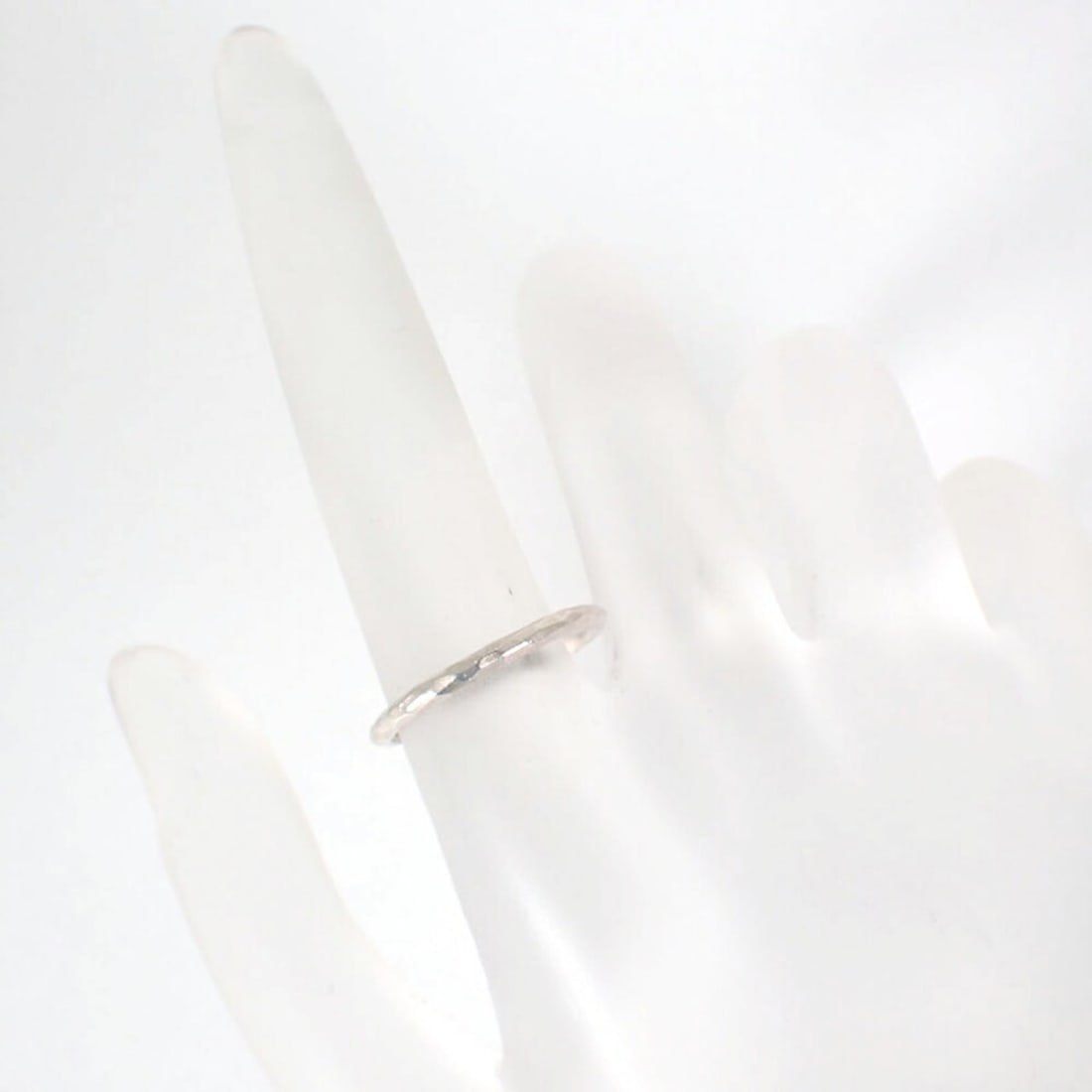 TIFFANY 925 Hammer Ring, size 9.5 - 4